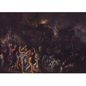 The burning of Troy