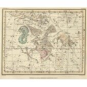 Celestial Atlas - Уранография - Дельфин, Лисица, Стрела, Орел, Антиной