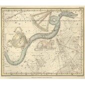 Celestial Atlas - Уранография - Змея, чаша, Секстант