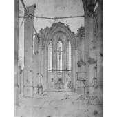 Die Greifswalder Jacobikirche als Ruine