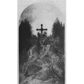 Kreuz im Gebirge (Der Ilsenstein, Dornenkrone)