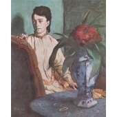 Sitzende Frau mit der Vase (Porträt der Mlle. E. Musson)