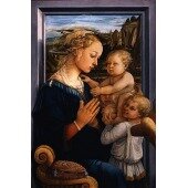 Madonna and Child with two angels