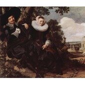 Wahrscheinlich Porträt des Paares Isaak Massa und Beatrix van der Laeren - Семейный портрет Исаака Массы и его жены