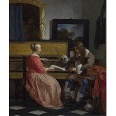 A Man and a Woman seated by a Virginal