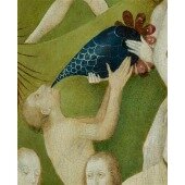 The Garden of Earthly Delights, center panel (Detail Drinking man)