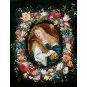 Мария Магдалина в цветочной гирлянде