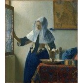 Young woman with a water pitcher