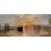 The Lake, Petworth, Sunset