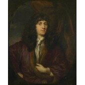 Portrait of a Man in a Black Wig
