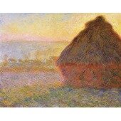Grainstack - Haystack at the Sunset near Giverny