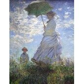 Woman with a Parasol, Madame Monet and her Son