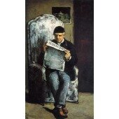 Portrait of the Artist's Father Louis-Auguste Cézanne, Reading