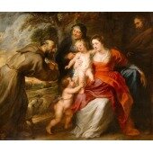 Святое семейство со святыми Франциском и Анной и младенцем св. Иоанном Крестителем