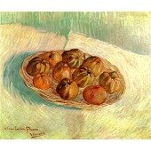 Still Life with Basket of Apples to Lucien Pissarro