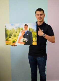 Фото на холсте для Дмитрия из Москвы. Размер холста 40х60 см.