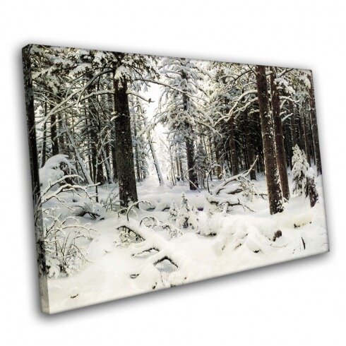 Картина Шишкина, Зима в лесу