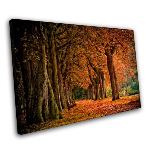 Постер с пейзажем, Осенняя пора