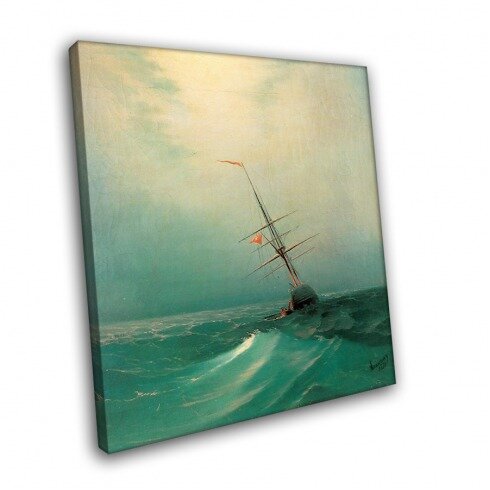 Картина Айвазовского, Ночь.Голубая волна