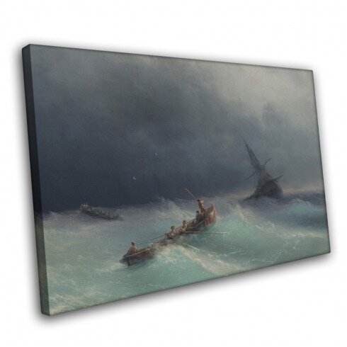 Картина Айвазовского, Буря на море