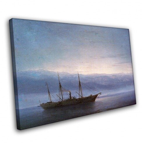 Картина Айвазовского, Перед боем.Корабль "Константинополь"