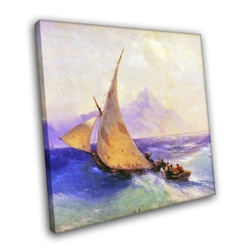 Картина Айвазовского, Спасение на море