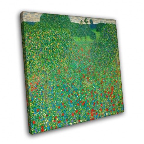 Картина Климта, Маковое поле.Густав Климт
