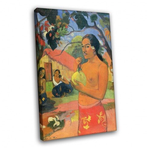 Картина Поль Гогена, Женщина держащая плод