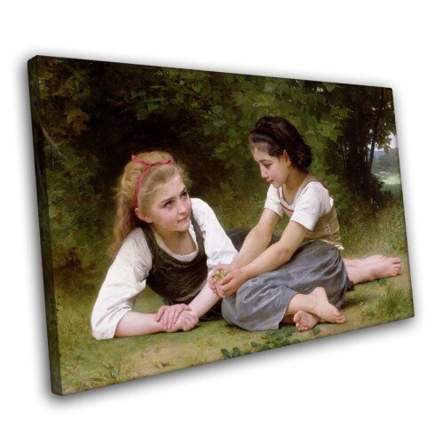 Картина Бугро, Девочки собирающие орехи