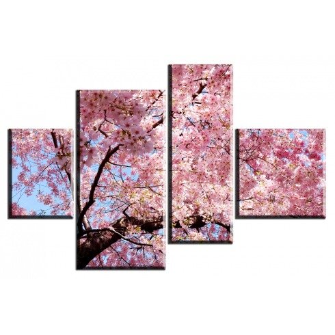 Модульная картина, Розовое дерево