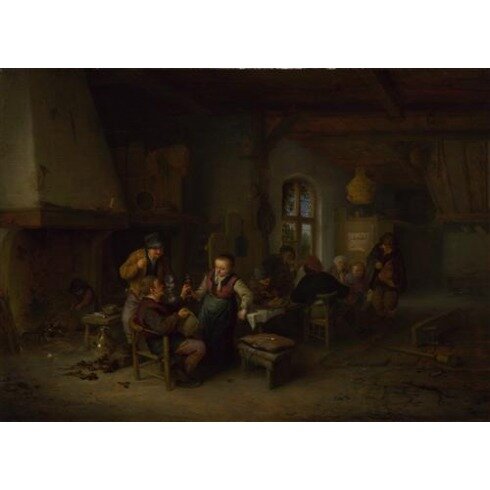 Картина Адриан ван Остаде, The Interior of an Inn