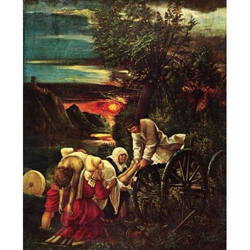 Картина Альбрехт Альтдорфер, Floriansfolge, Szenen zur Legende des Hl. Florian