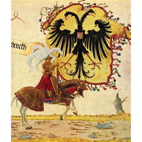 Картина Альбрехт Альтдорфер, Triumphzug Kaiser Maximilians (Reichsbanner und Reichsschwert, Detail)