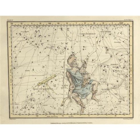 Картина Александр Джеймисон, Celestial Atlas - Уранография - Возничий