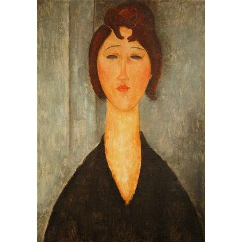 Картина Амедео Модильяни, Portrait of a Young Woman