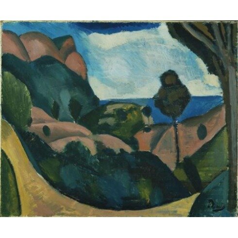 Картина Андре Дерен, Landscape near Cassis
