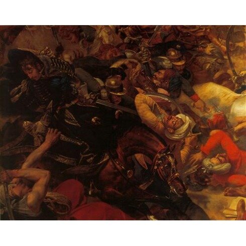 Картина Антуан-Жан Гро, Battle of Aboukir (Détail)