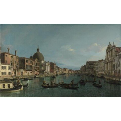 Картина Антонио Каналетто, The Grand Canal with S. Simeone Piccolo