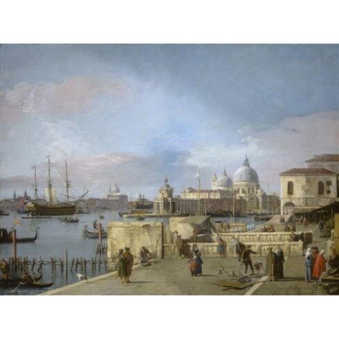 Картина Антонио Каналетто, Вход на Гранд-канал с Моло, Венеция