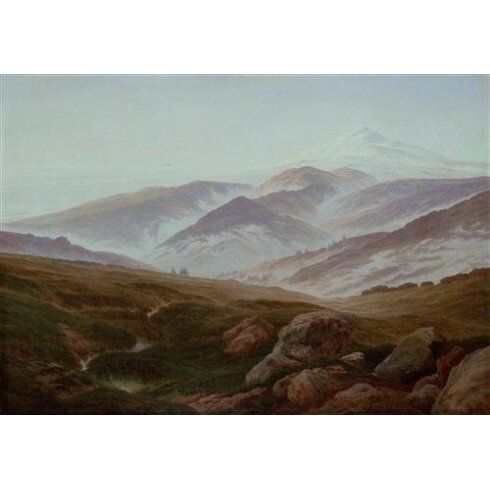 Картина Каспар Давид Фридрих, Riesengebirge (Memories of the Riesengebirge )