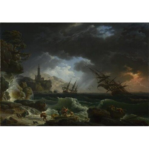 Картина Клод Жозеф Верне, A Shipwreck in Stormy Seas