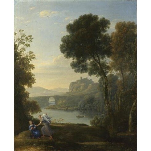 Картина Клод Лоррен, Landscape with Hagar and the Angel