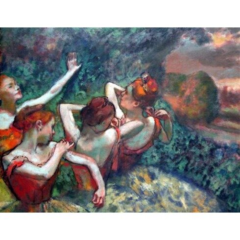 Картина Эдгар Дега, Four Dancers