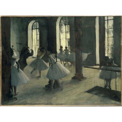 Картина Эдгар Дега, La Répétition au foyer de la danse