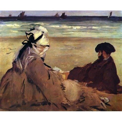Картина Эдуарда Мане, Am Strand