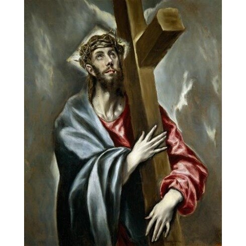 Картина Эль Греко, Christ Clasping the Cross