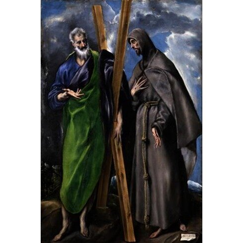 Картина Эль Греко, Saint Andrew and Saint Francis