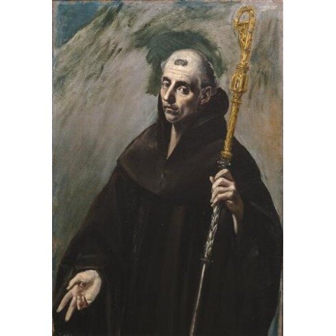 Картина Эль Греко, Saint Benedict