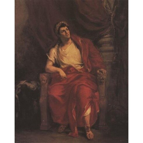 Картина Эжен Делакруа, Talma als Nero in Britannicus