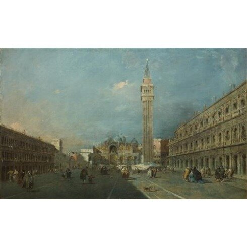 Картина Франческо Гварди, Piazza San Marco